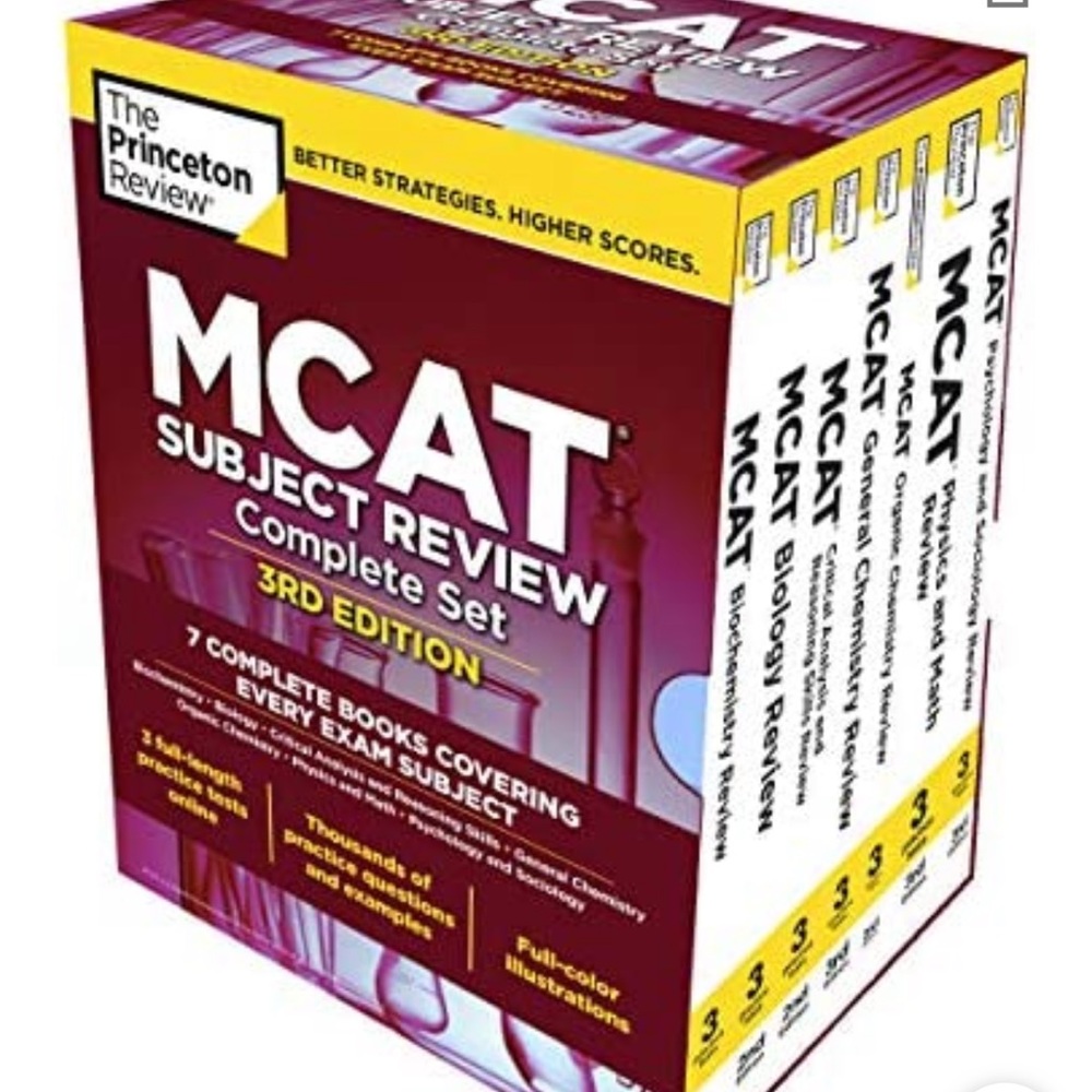 Princeton MCAT books